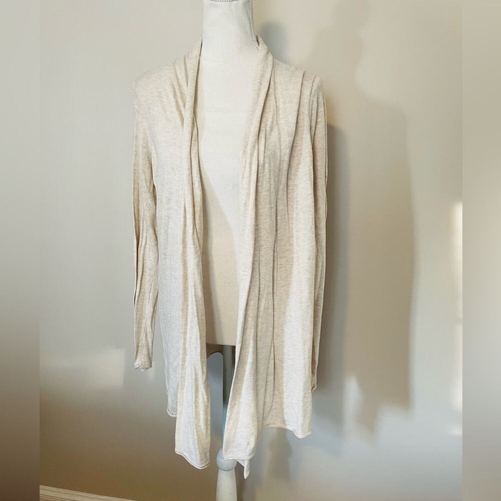 Mauvette Open Front Waterfall Cardigan